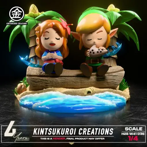 Kintsukuroi Creations Studio - The Legend of Zelda LINK AND MARIN 14 DIORAMA Statue(GK)