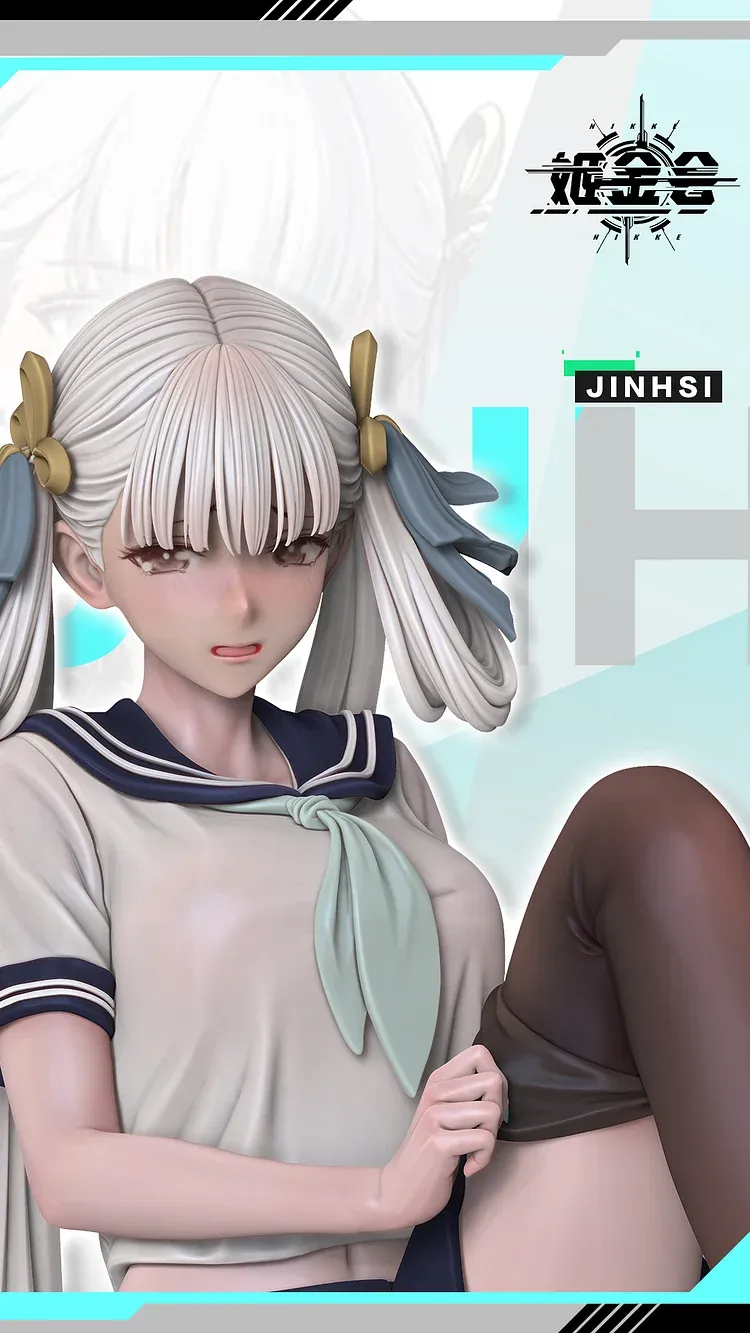 Wuthering Waves College Style Rich Lady Jinhsi STATUE GK-Ji Jin Hui Studio Pre-sale