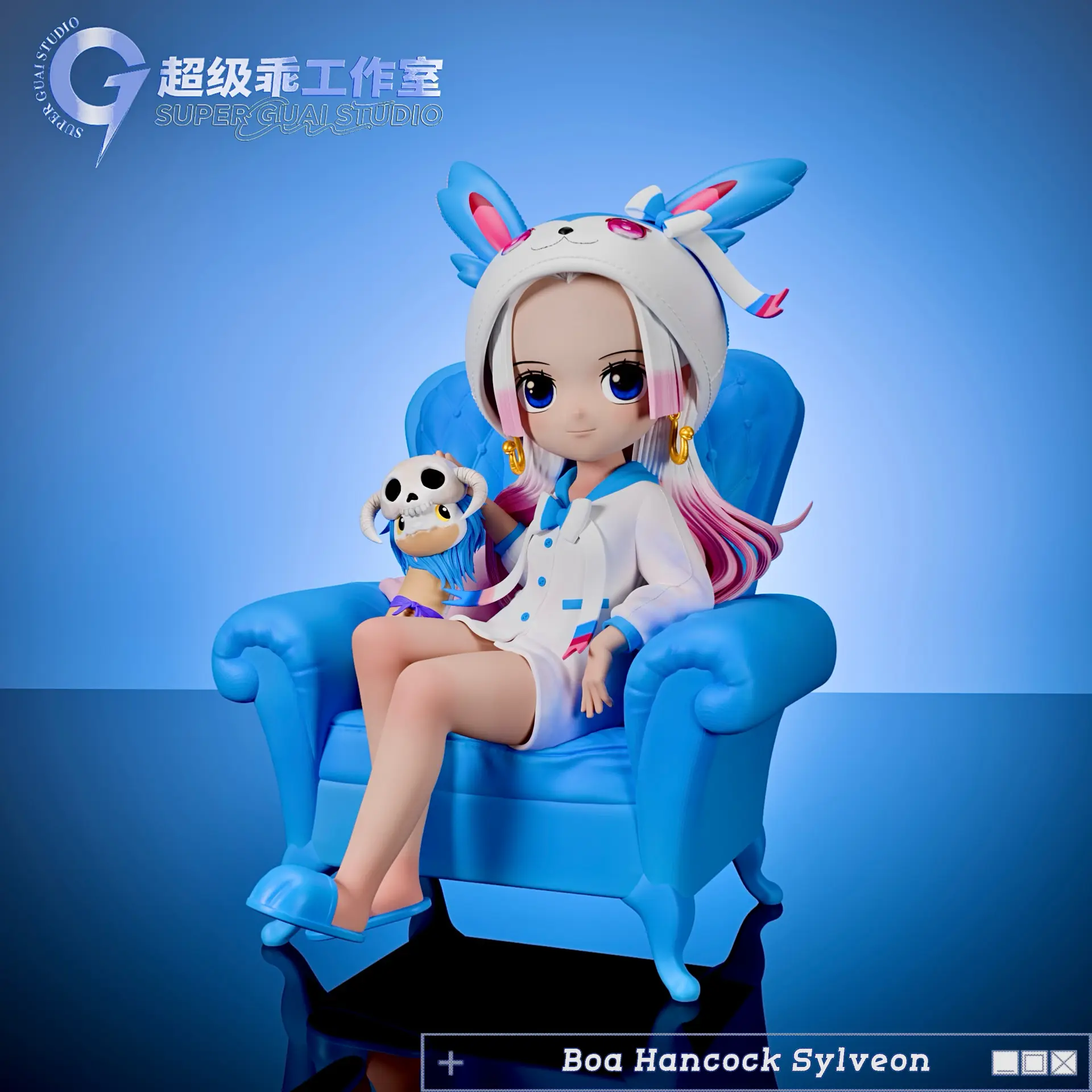Super Guai Studio - One Piece Hancock Cosplay Sylveon Statue(GK)