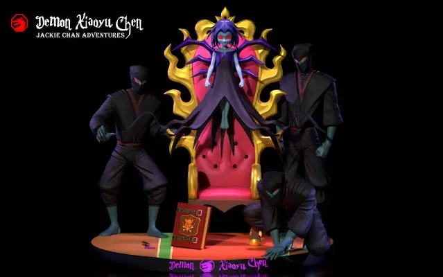 12 Talisman Studio -  Jackie Chan Adventures Demon Xiaoyu Chen Statue