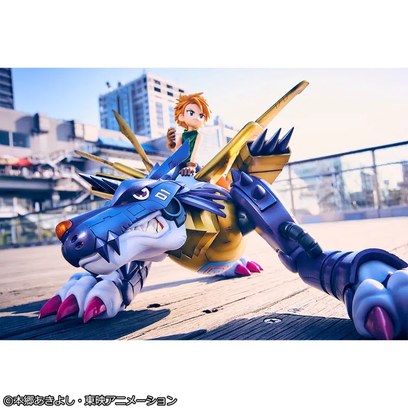 MegaHouse - Precious G.E.M. Series Digimon Adventure Metal Garurumon & Yamato Ishida Complete Figure (Licensed)Statue (GK)