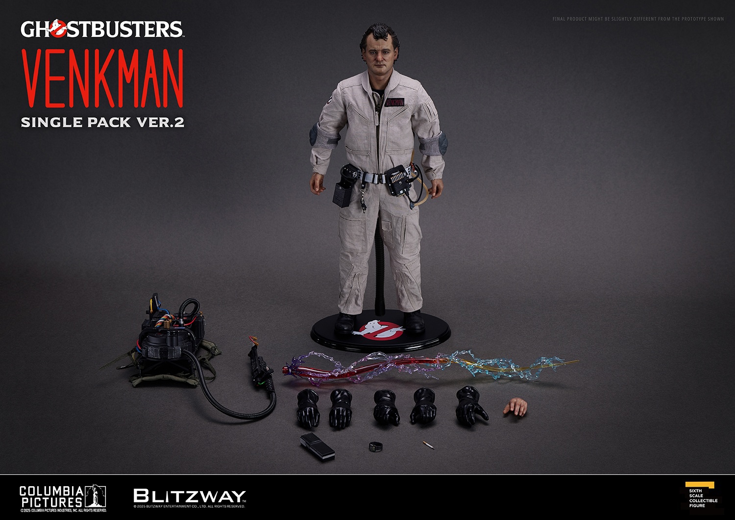 Ghostbusters Spengler Stantz Venkman Zeddemore 1/6 Scale Action Figure (Licensed)-BLITZWAY