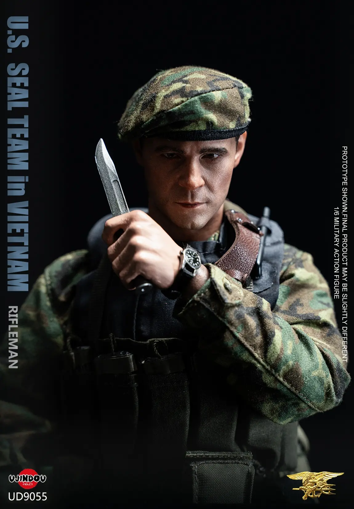 UJINDOU - 1/6 U.S. SEAL TEAM in VIETNAM RIFLEMAN UD9055 (Licensed) Statue(GK) 
