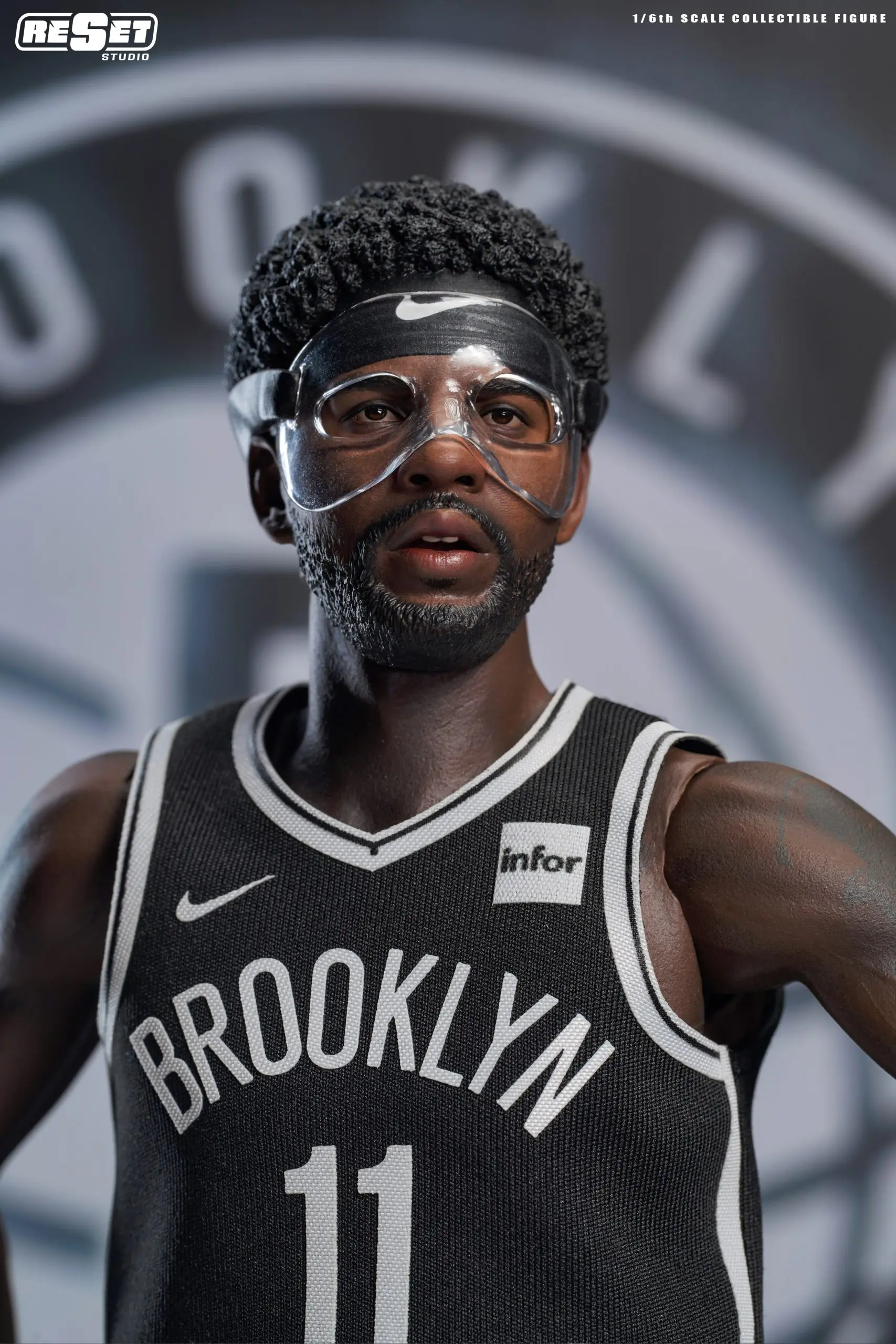 Reset Studio - NBA Nets Masked Kyrie Irving 1/6 Collectible Action Figure