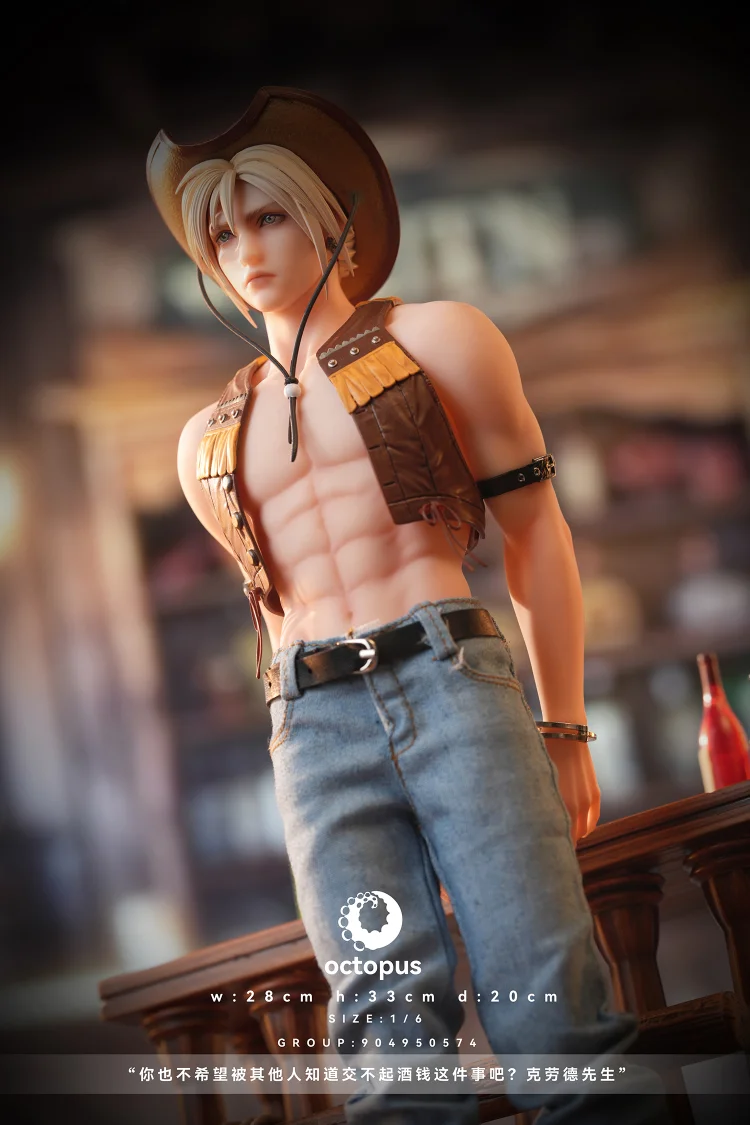 Final Fantasy 7 1/6 Scale Cloud Strife Statue GK (Adult 18+), OCTOPUS Studio, Pre-sale