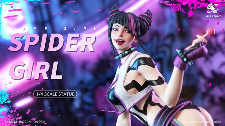LOST Studio - Spider Girl Han Juri Street Fighter Statue 