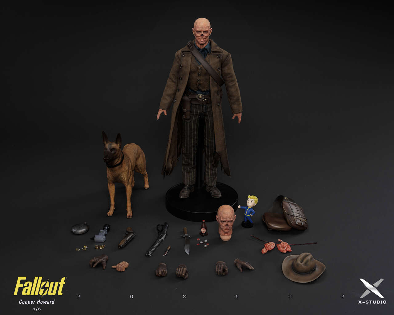 Fallout- Cooper Howard 1/6 scale action figure, soldier statue GK, X Studio，pre-sale