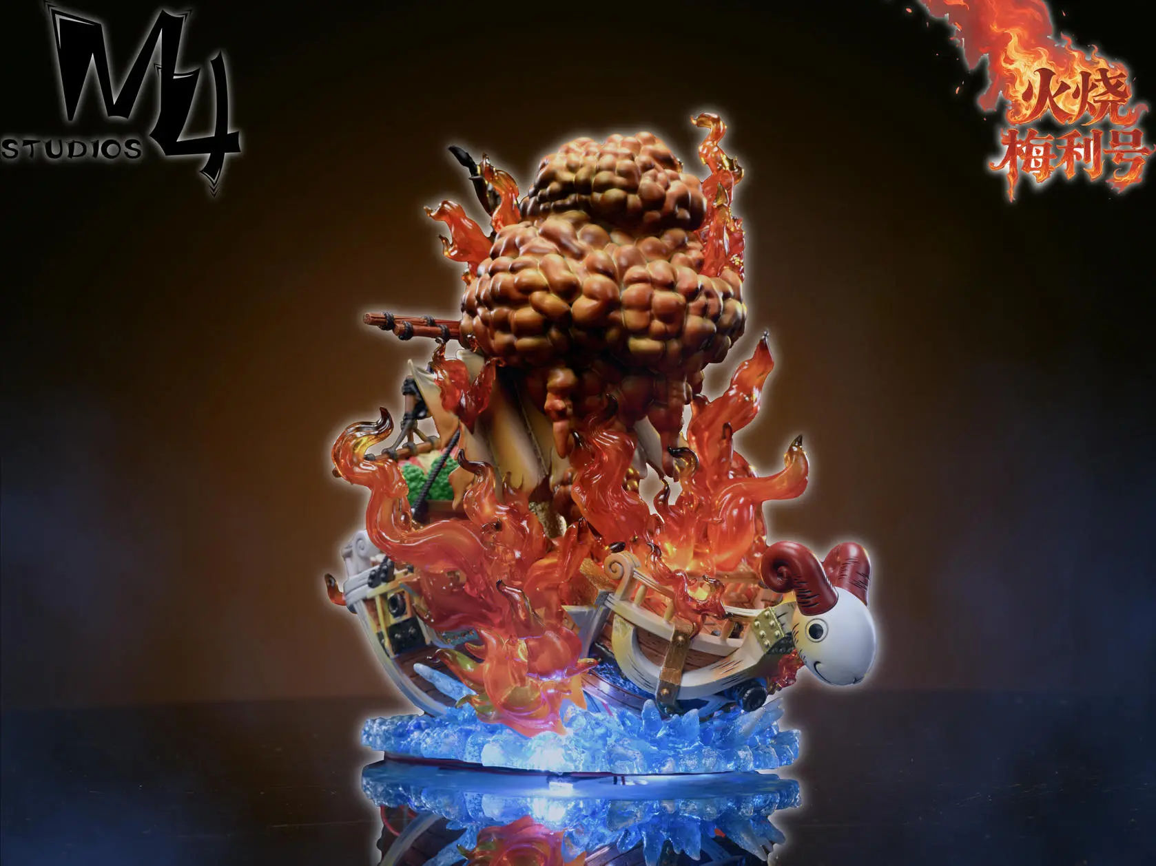 M4 Studio - One Piece Fire Going Merry Statue(GK) 