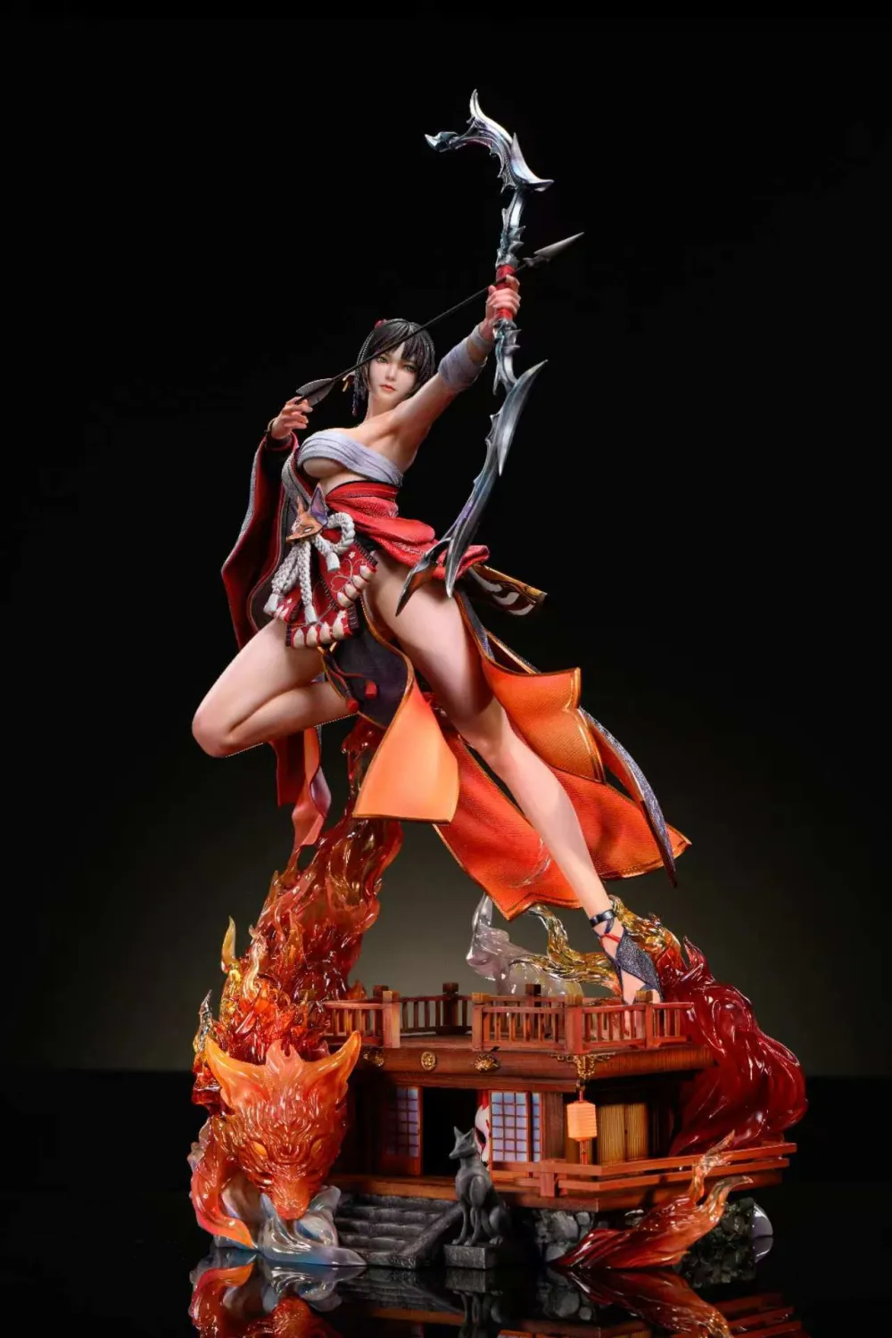 Fei She Zhang Mo Wan Studio -Original Hyakki Yagyō #1 Foxfire Statue