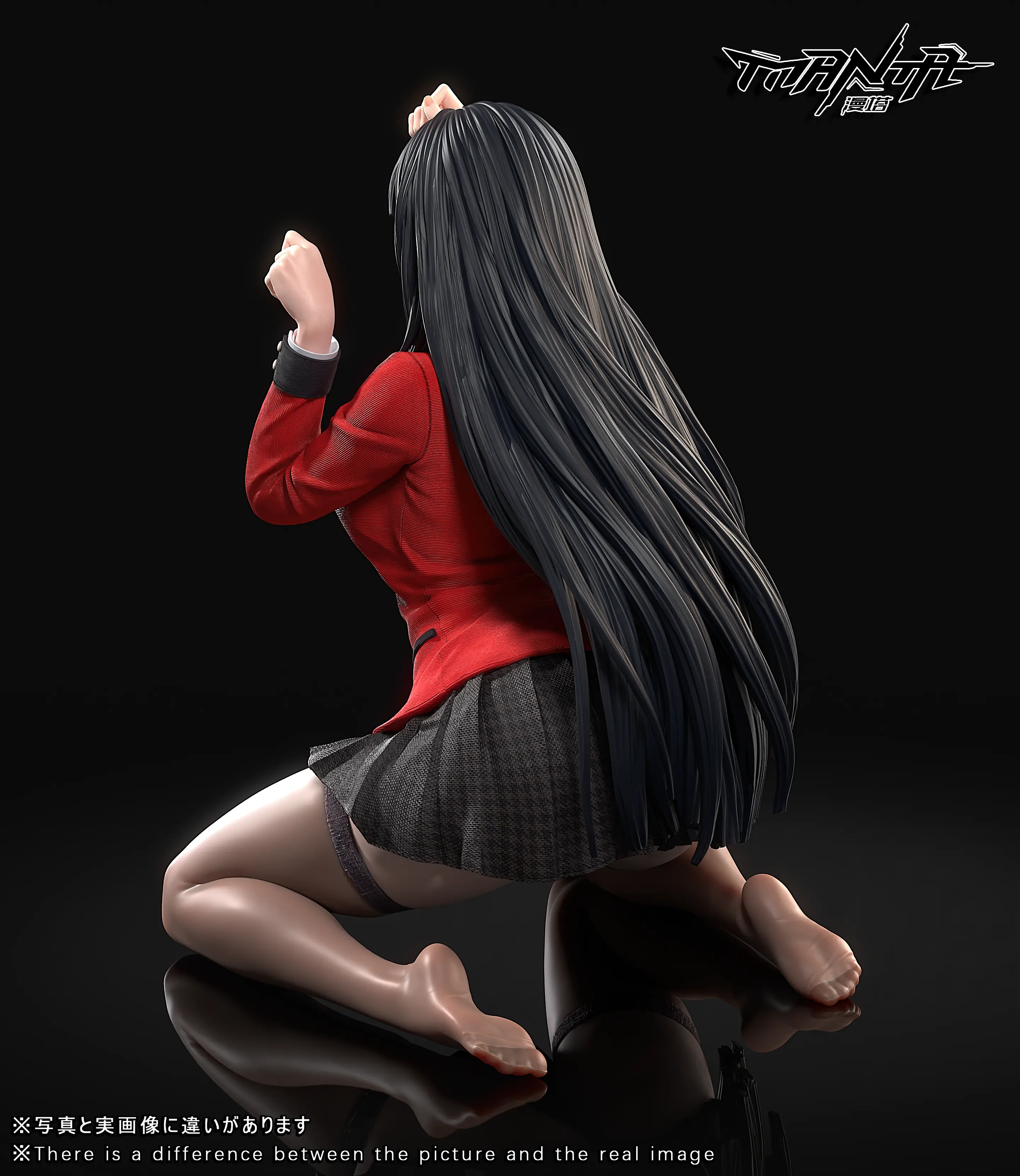 Manta Studio - Kakegurui Kneeling Series Jabami Yumeko Statue(GK)(Adult 18+)