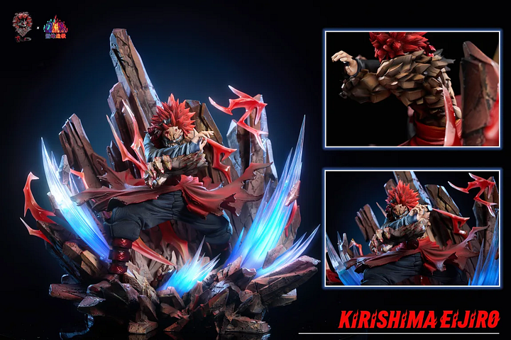 My Hero Academia - Kirishima Eijiro with LED 1/5 & 1/6 Statue (GK) -Weare A Design & Climax Studio