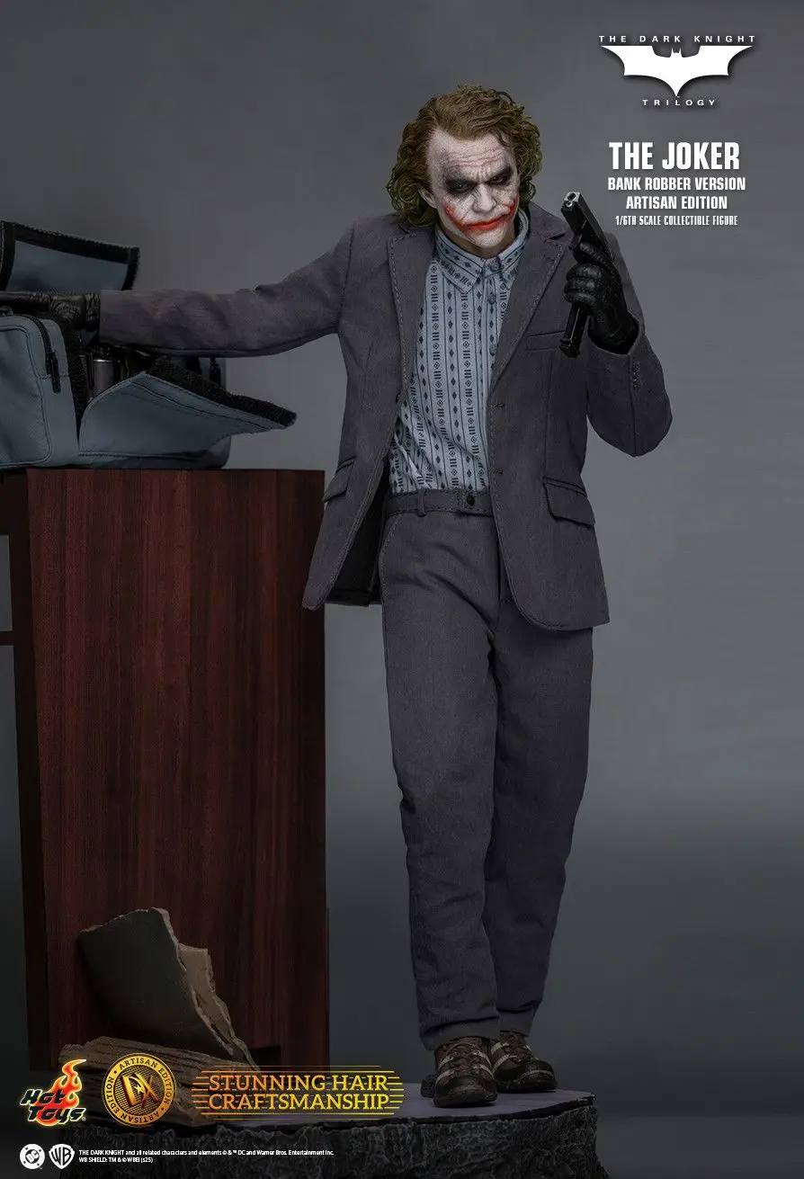 Hottoys - The Dark Knight Trilogy The Joker (Bank Robber Version) 1/6th scale Collectible Figure DX50 (Licensed)Action Figure