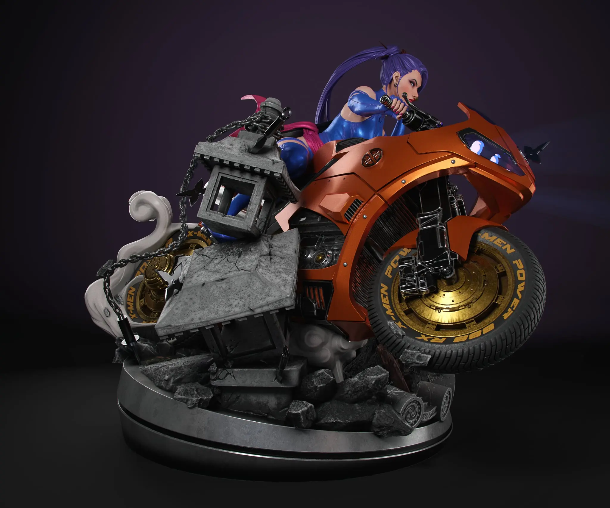 Epic Creations Studio - Psylocke X-men Statue (GK)