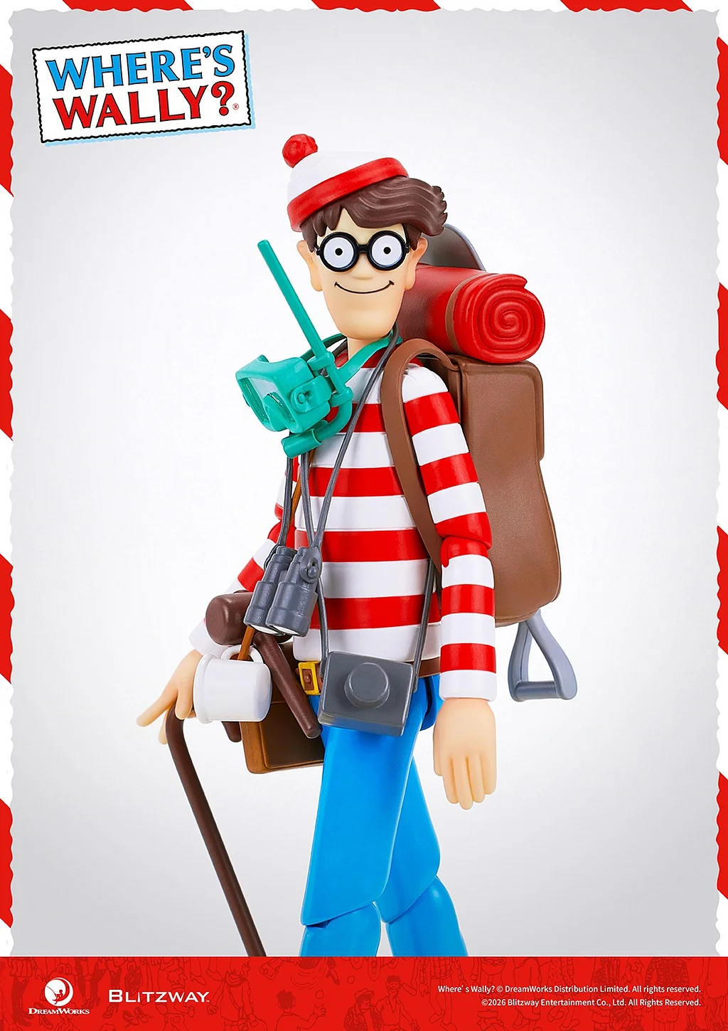 BLITZWAY - Where's Wally? Action Figure Licensed 