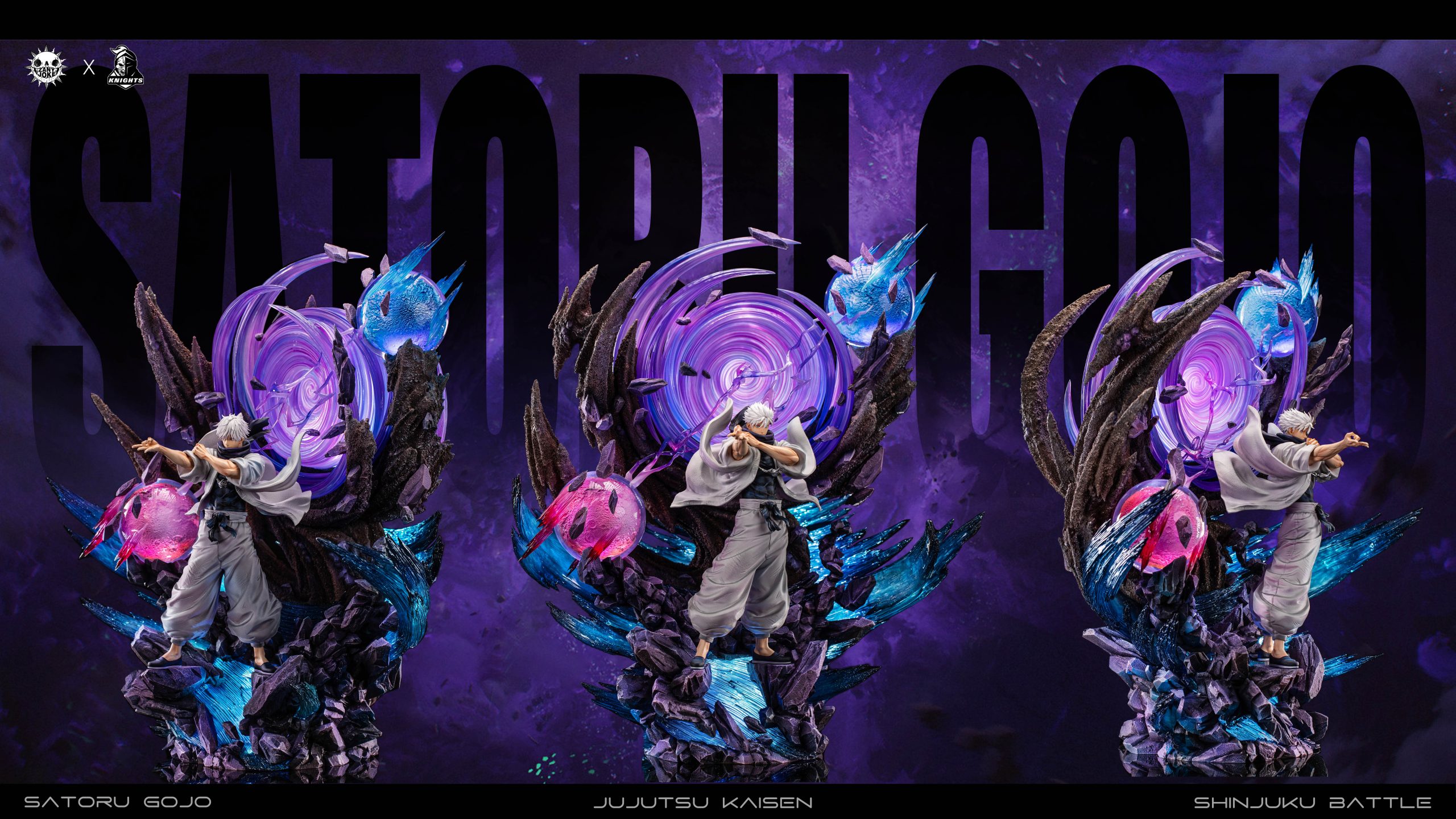 Jujutsu Kaisen S01 Gojo Satoru, the Battle of the Demon Realm Shinjuku Statue(GK)-ZanyJoke Studio & Temple Studio -KWII-GK