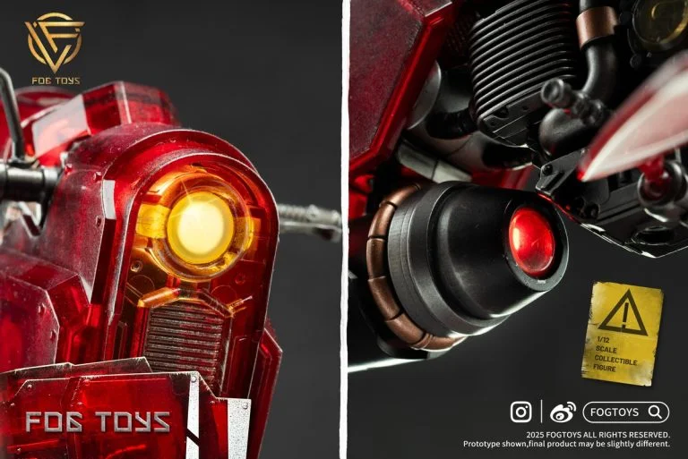 Moveable Vehicle Falcon Translucent VER. 01FT (Licensed) 1/12 Action Figure - FOGTOYS 