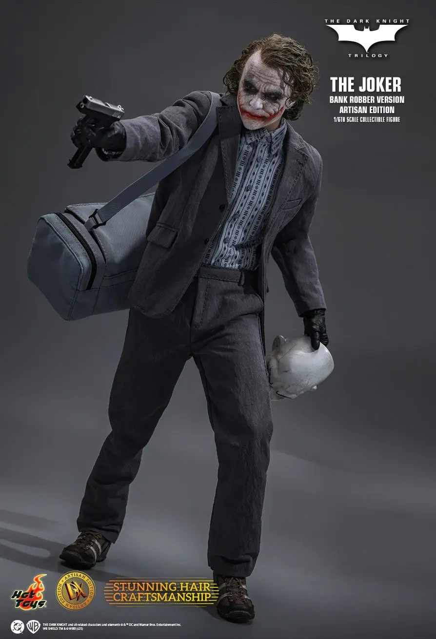 Hottoys - The Dark Knight Trilogy The Joker (Bank Robber Version) 1/6th scale Collectible Figure DX50 (Licensed)Action Figure