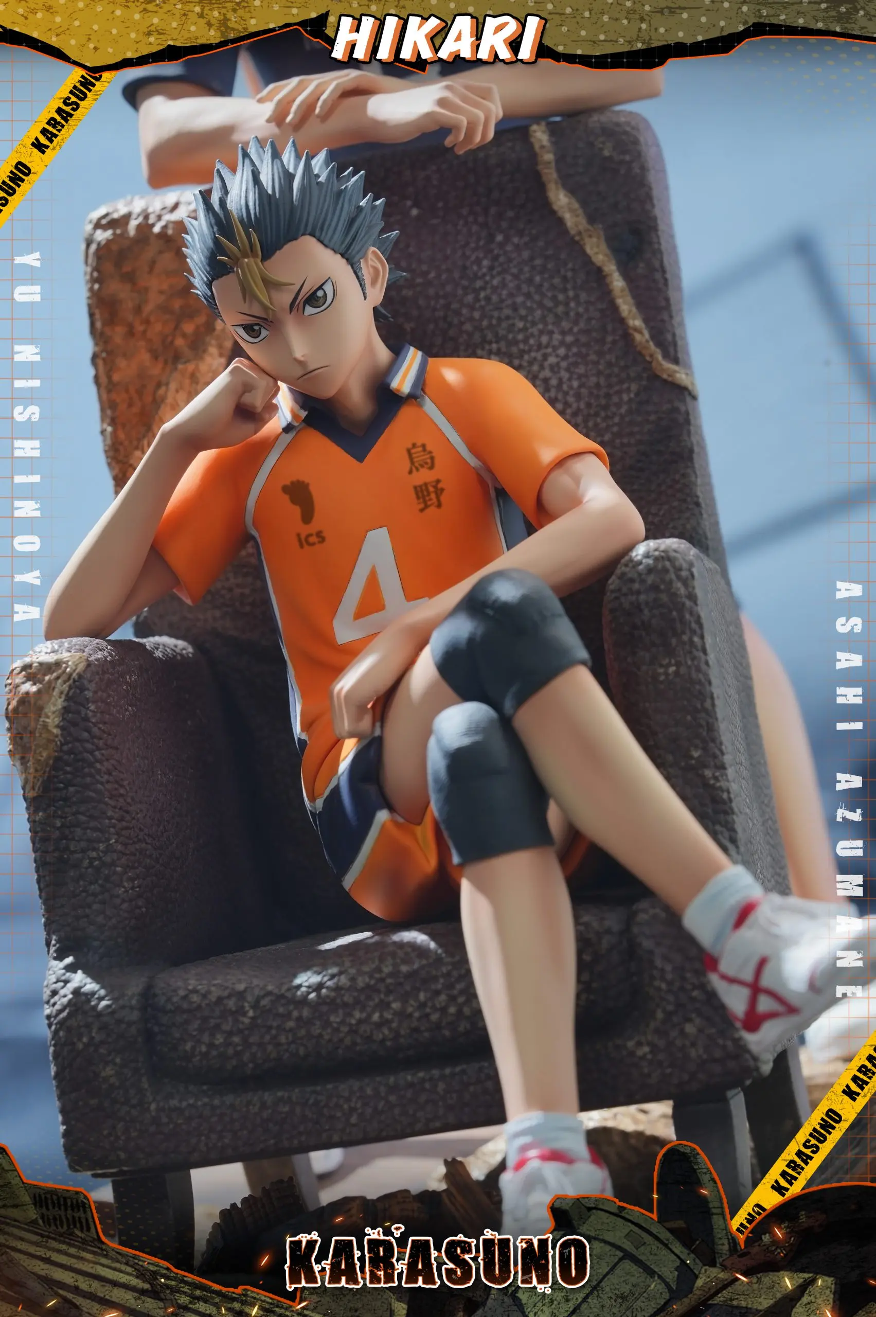 HIKARI Studio - Haikyu!! Yu Nishinoya & Asahi Azumane Statue(GK)