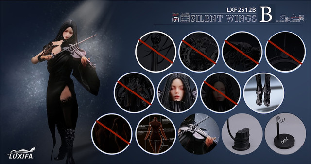 Dark Angel & Soloist action figure 1/6 Statue(GK)-LUXIFA Studio