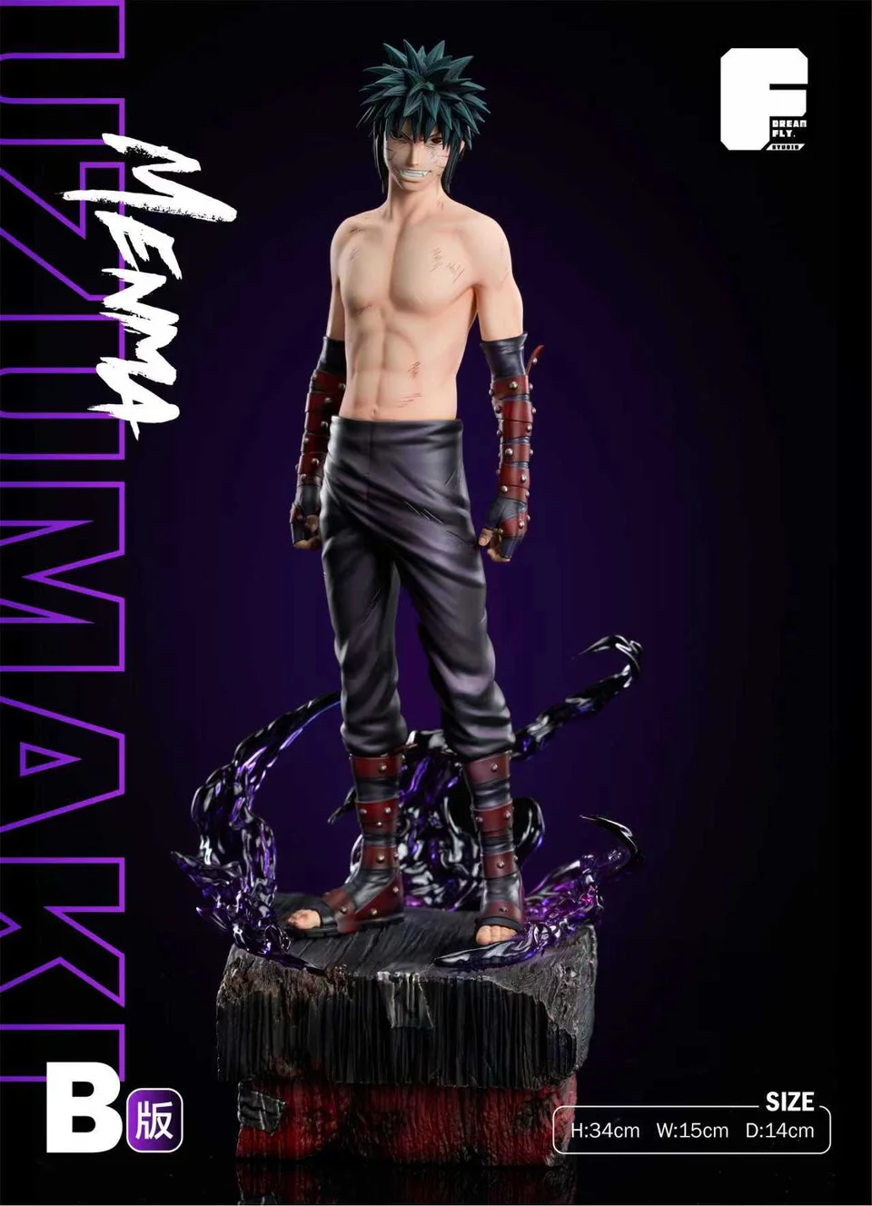 Dream Fly Studio - Uzumaki Menma with LED Statue