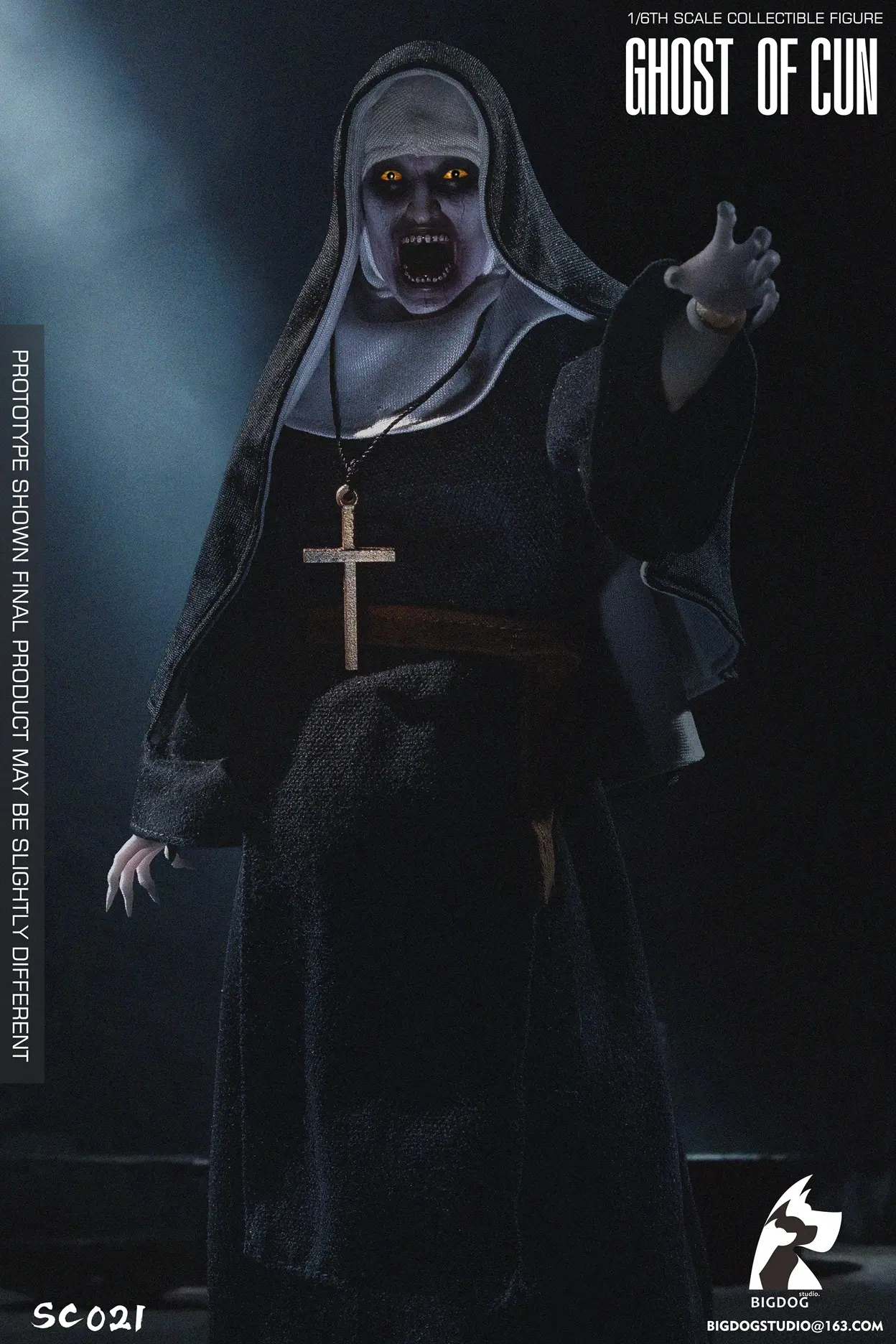 BIGDOG Studio - 1/6 Ghost of Cun SC021 Action Figure The Nun 