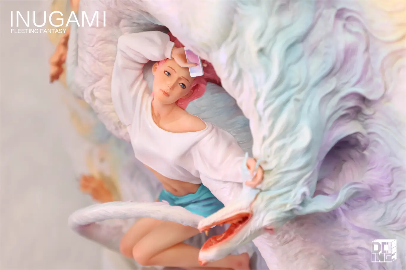 WeArtDoing Studio X PHUC DANG - INUGAMI Dawn Whisper X Fleeting Fantasy Statue (GK)(Licensed)