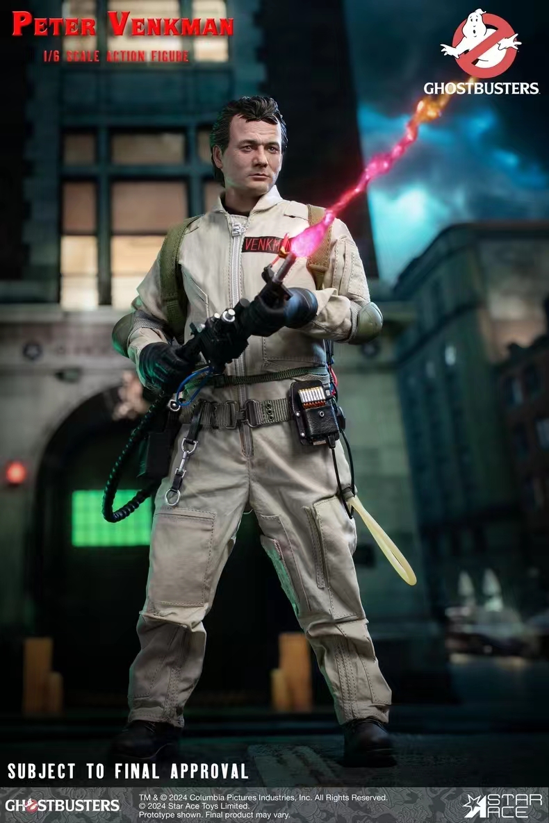 Ghostbusters 1/6 scale,action figures Peter Venkman and Winston Zeddemore (licensed),soldier