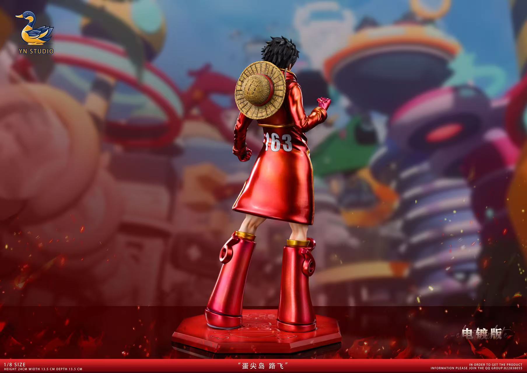 One Piece, Egg Island Fourth Luffy, 1/8 scale YN-Studio, statue GK pre-sale