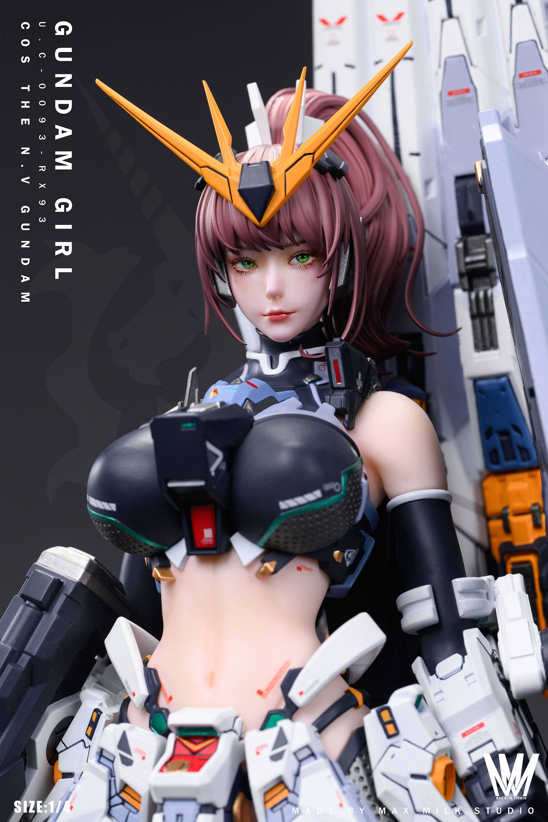  Gundam Series Gundam RX-93 Statue GK，Max Milk Studio