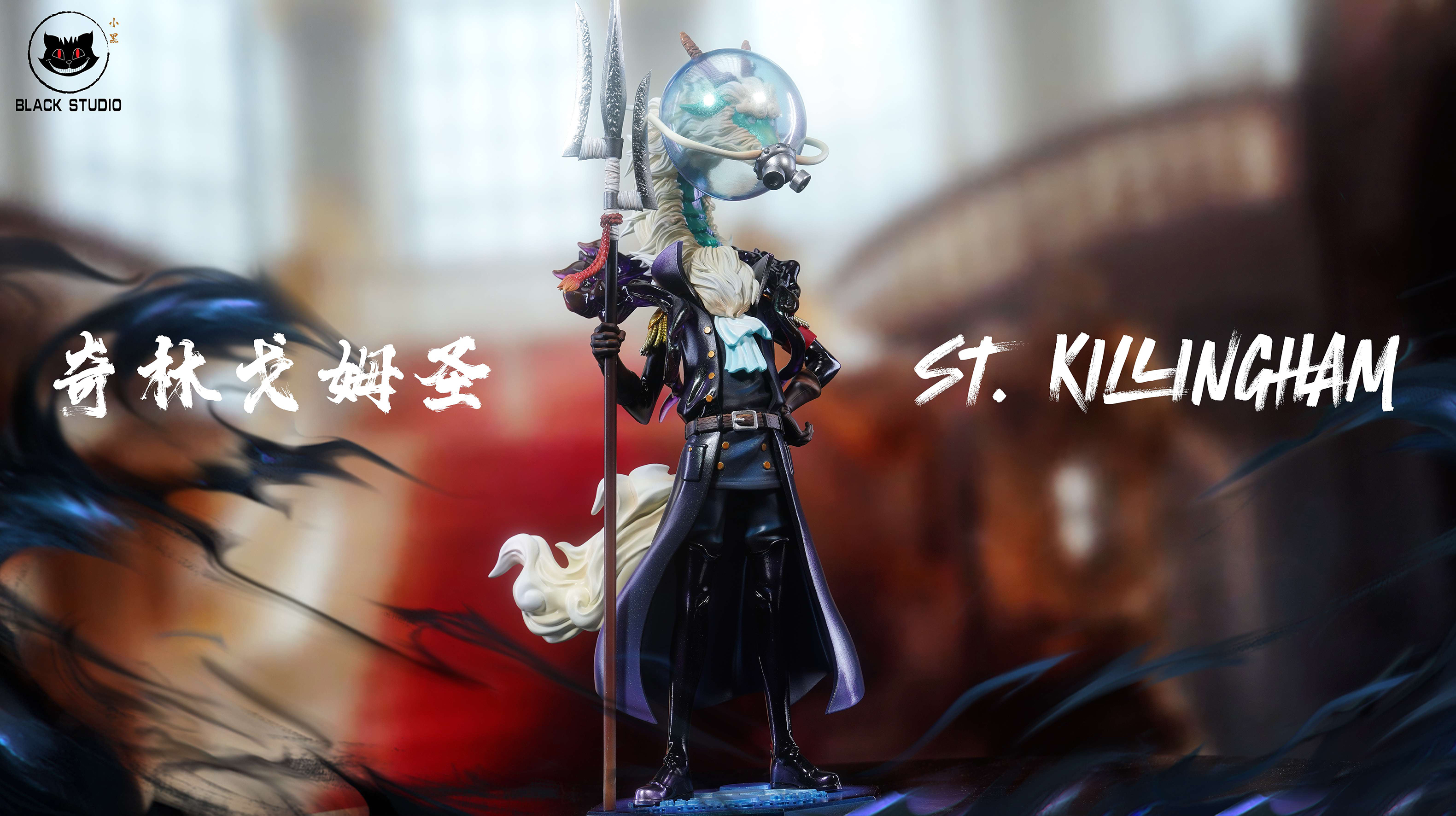 One Piece God's Knights #2 St. Killingham & St. Somme Statue GK-Black Studio Pre-sale