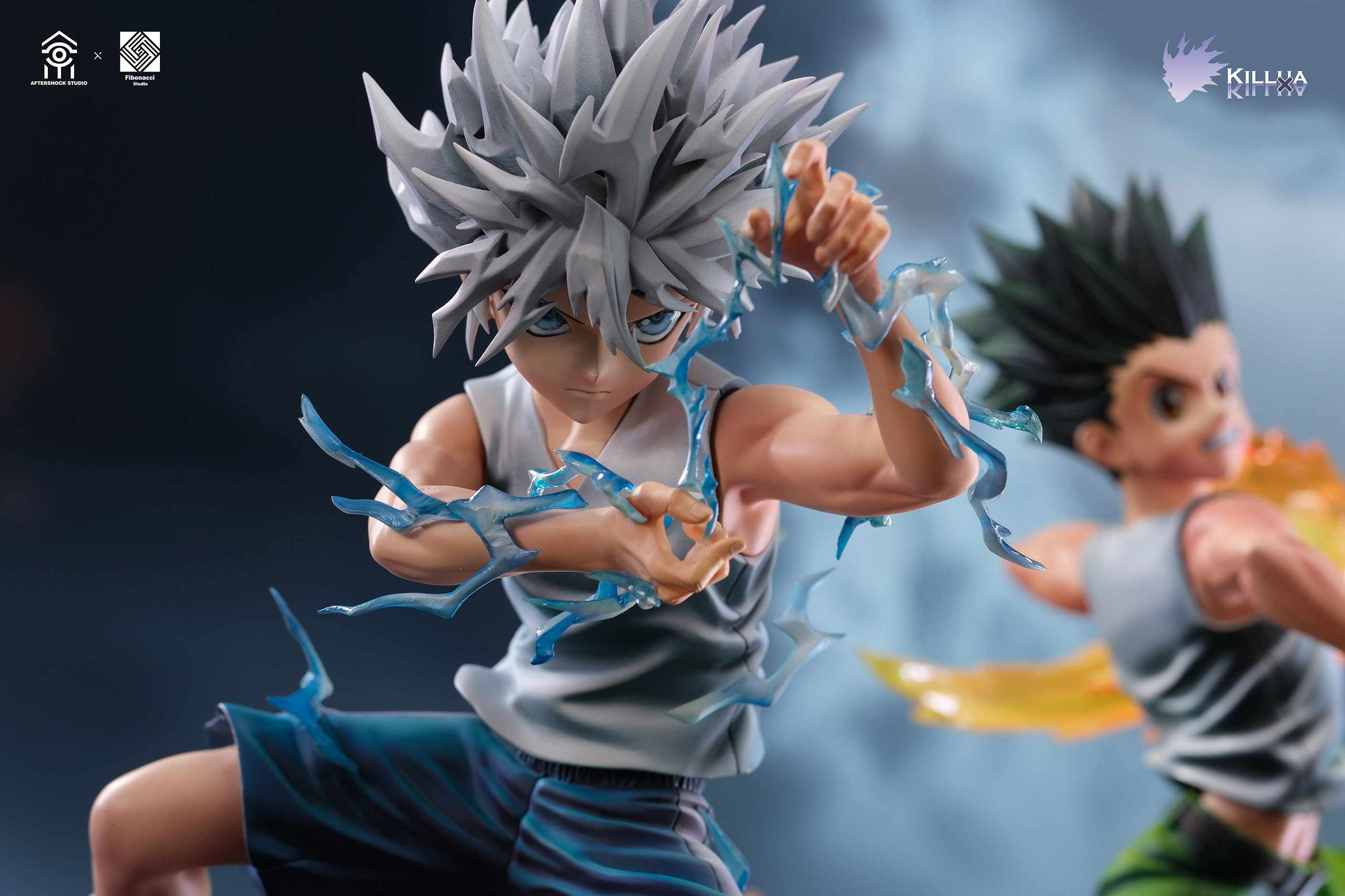 HUNTER × HUNTER Killua Zoldyck & Gon Freecss Statue(GK) -Aftershock Studio & Fibonacci Studio
