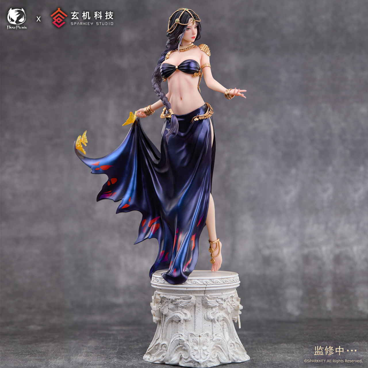 Pre-sale , Bearpanda×Xuanji Technology Ghost Blade Furei Encounter Ver.(Gk) size 1/6 Height ≈40CM-KWII-GK