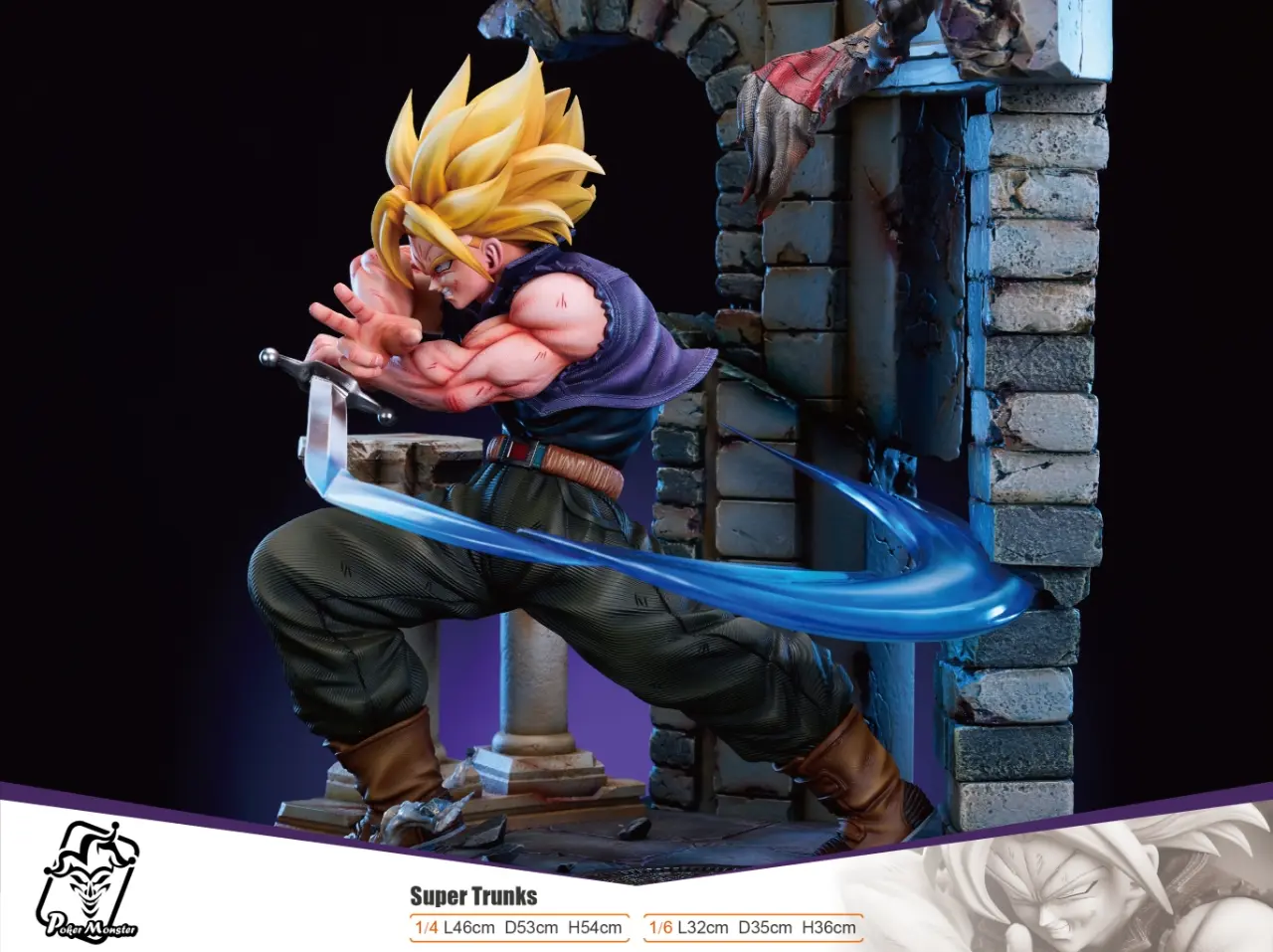Poker Monster Studio - Dragon Ball Super Trunks Statue(GK)