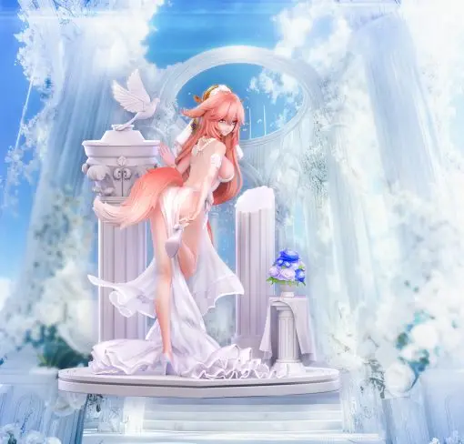 Hakimi Studio - Genshin Impact Raiden Shogun X Yae Miko Statue 