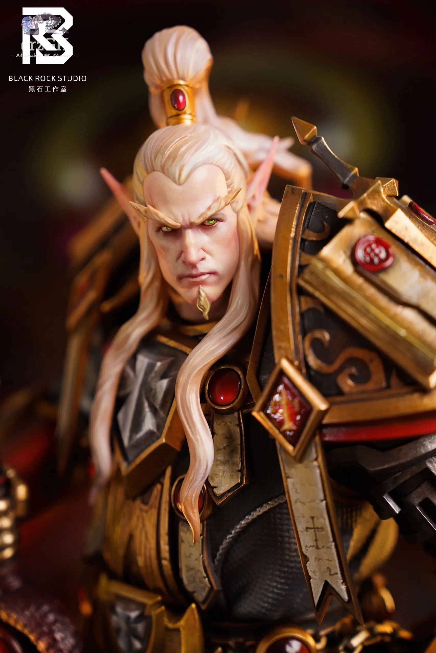 BR Studio Blood Elf Paladin T2 Judgment Armor World of Warcraft statue