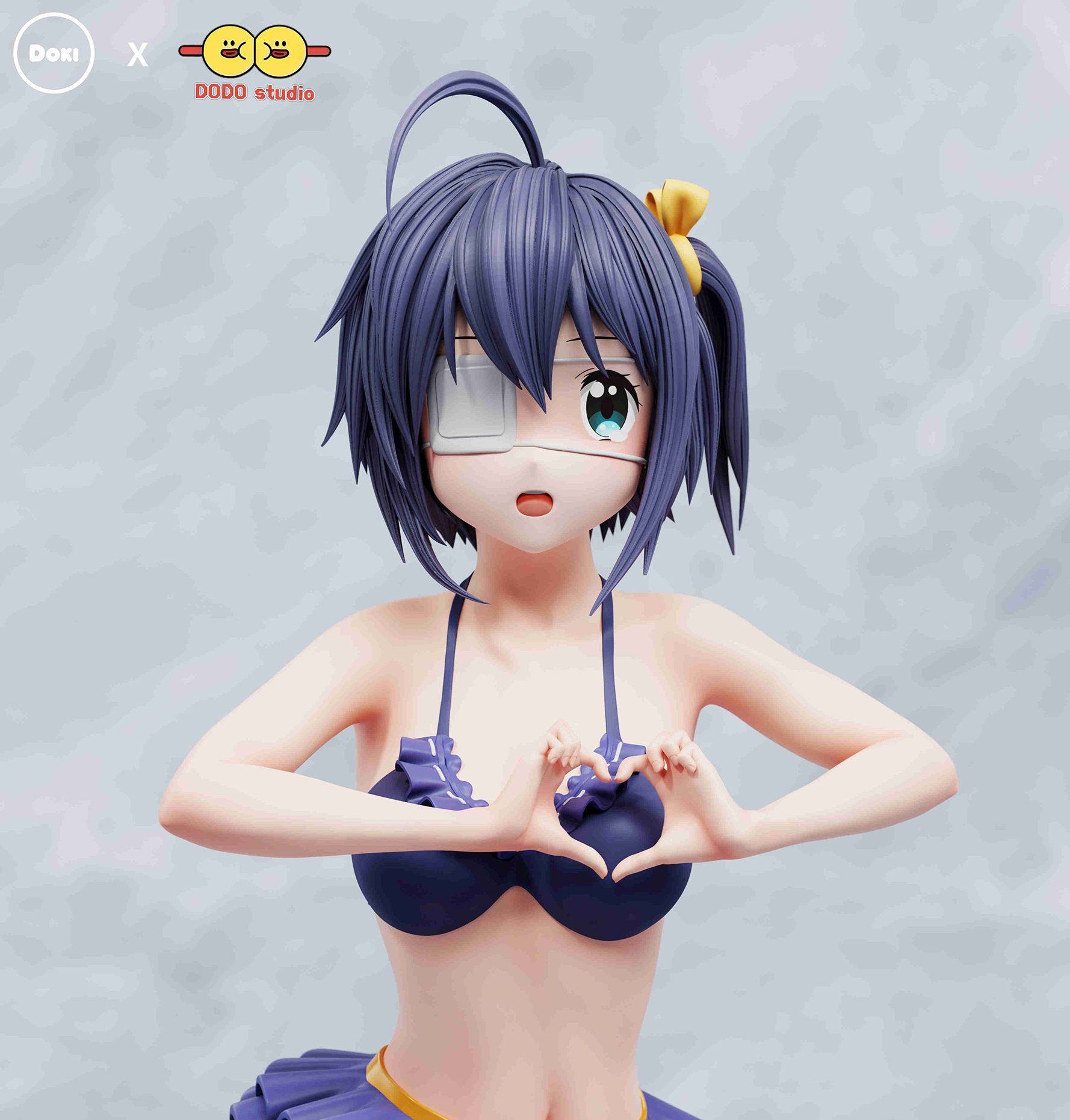 Pre-sale Takanashi Rikka school uniform swimsuit (GK) Versions school uniform version, purple swimsuit version, yellow swimsuit version-KWII-GK