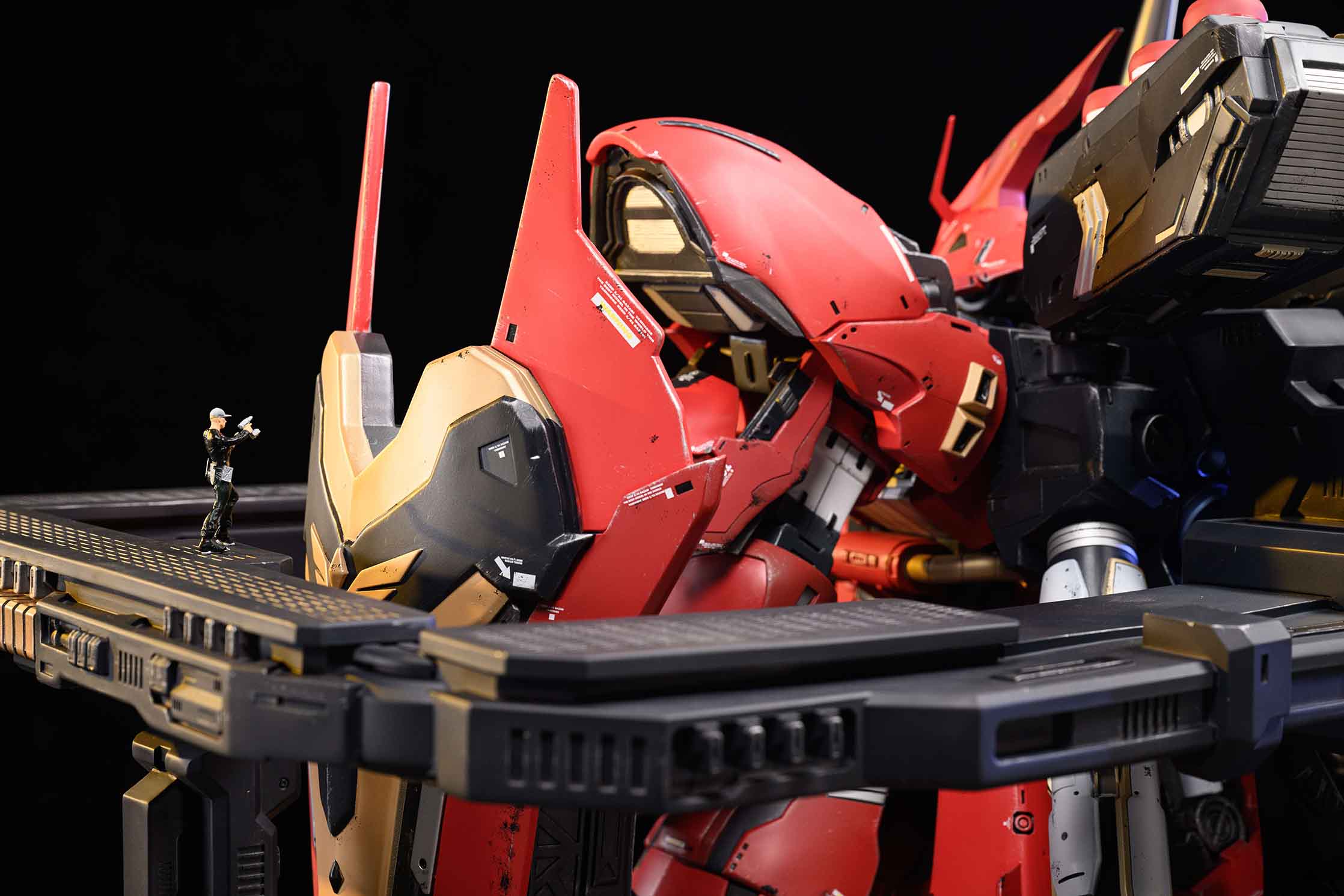 Mecha Era Red Robot, 1/30 Scale Action Figure, JJSD Studio, Soldier Statue GK18+ Pre-sale