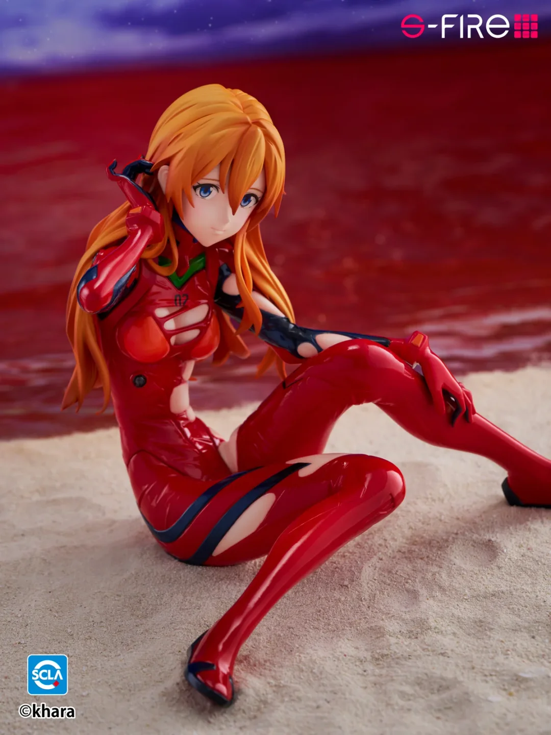 S-Fire Series Asuka Langley Soryu - (EVA) Neon Genesis EVAngelion Official 1/7 Scale Statue(GK) - SEGA 