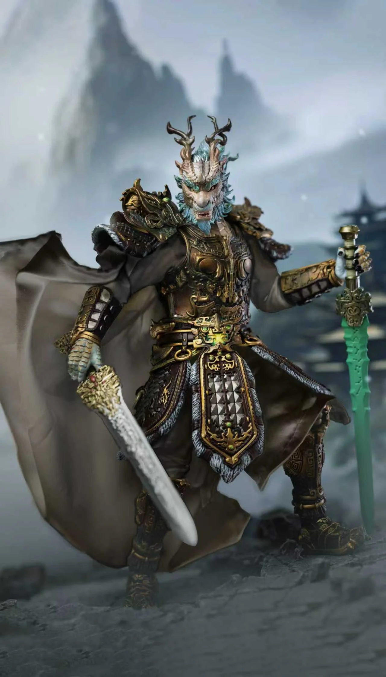 FancyRealm -  FJ-1B01 Twenty-Eight Constellations Kang Jin Long 1/12 Action Figure(Licensed) 