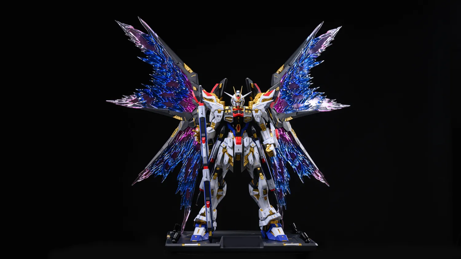 Mobile Suit Gundam Blue Battle Mecha Dual-Form Super Limited Edition Lighting Three-Dimensional Scene Statue(GK) -Mecha era Studio-KWII-GK