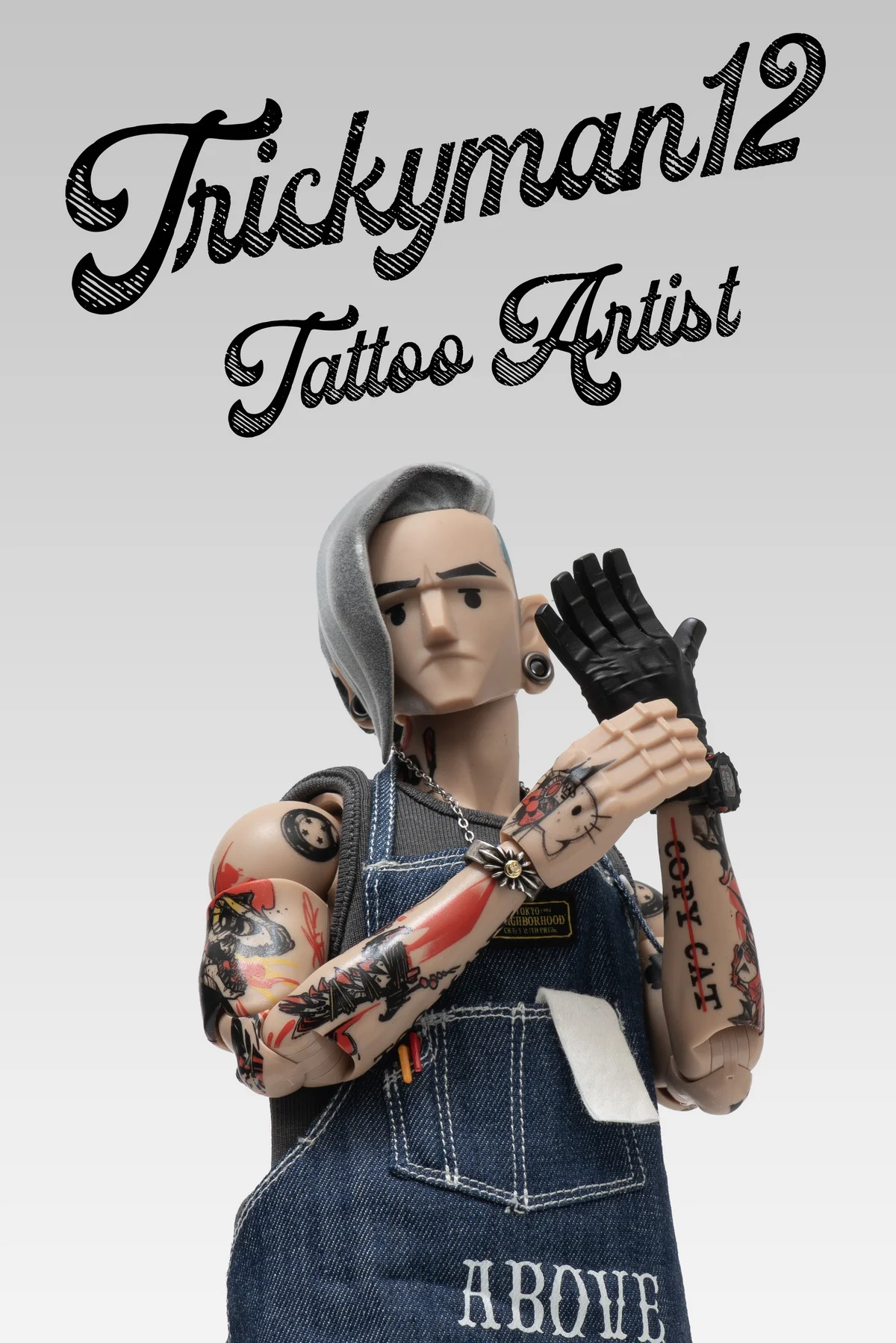 TrickyMan12 - 1/6 scale Tattoo Artist 2 Special Edition FB-10090-B Action Figure Statue 