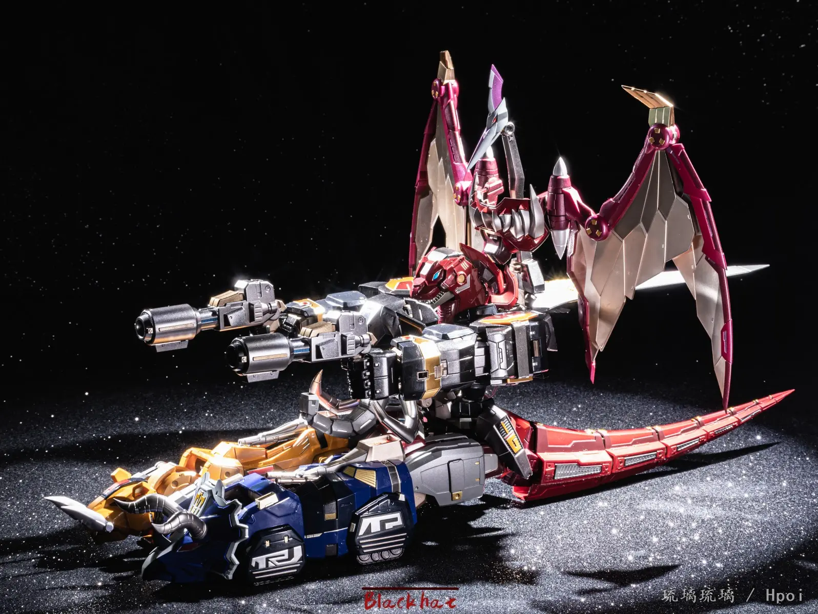 Flametoys Studio & Sentinel Studio - GO! KARA KURI Combine Dino Megazord (Licensed) Statue(GK)