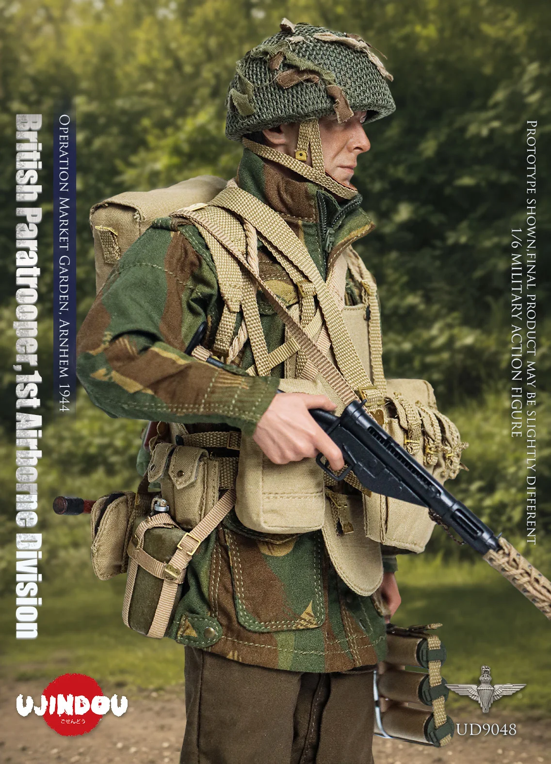 British Paratrooper 1st Airborne Division Operation Market Garden Arnhem 1/6 Action Figure Statue(GK)-UJINDOU-KWII-GK