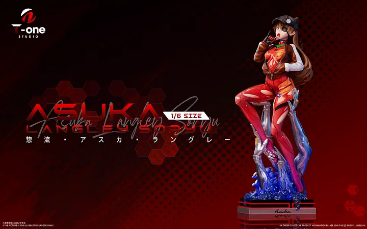 T-ONE Studio - 1/6 EVA Series Volume 1 Neon Genesis Evangelion Asuka Langley Soryu Statue 