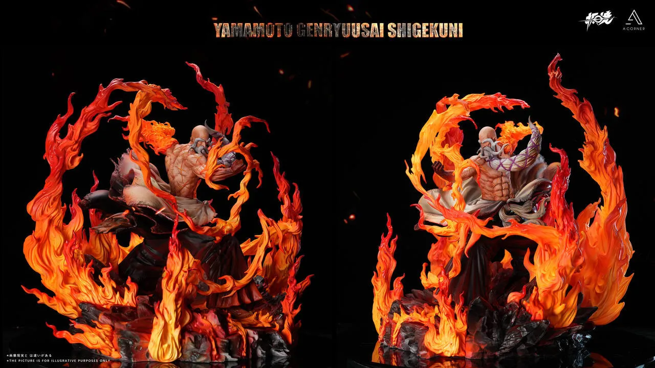 JiJing Studio x AC Studio 1/6 Bleach Yamamoto Genryusai Shigekuni Statue