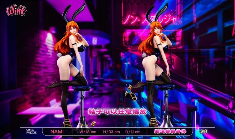 One Piece-Bunny Girl Version Nami Lee Statue GK (Adult 18+), Blink Studio Pre-sale