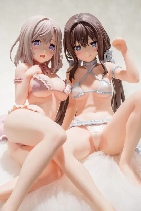 HAKOIRI MUSUME - Hoshimiya Amane & Shimizu Yui illustration by karory (KAROMIX) 1/6 Complete Figure (Licensed)Statue(GK) 