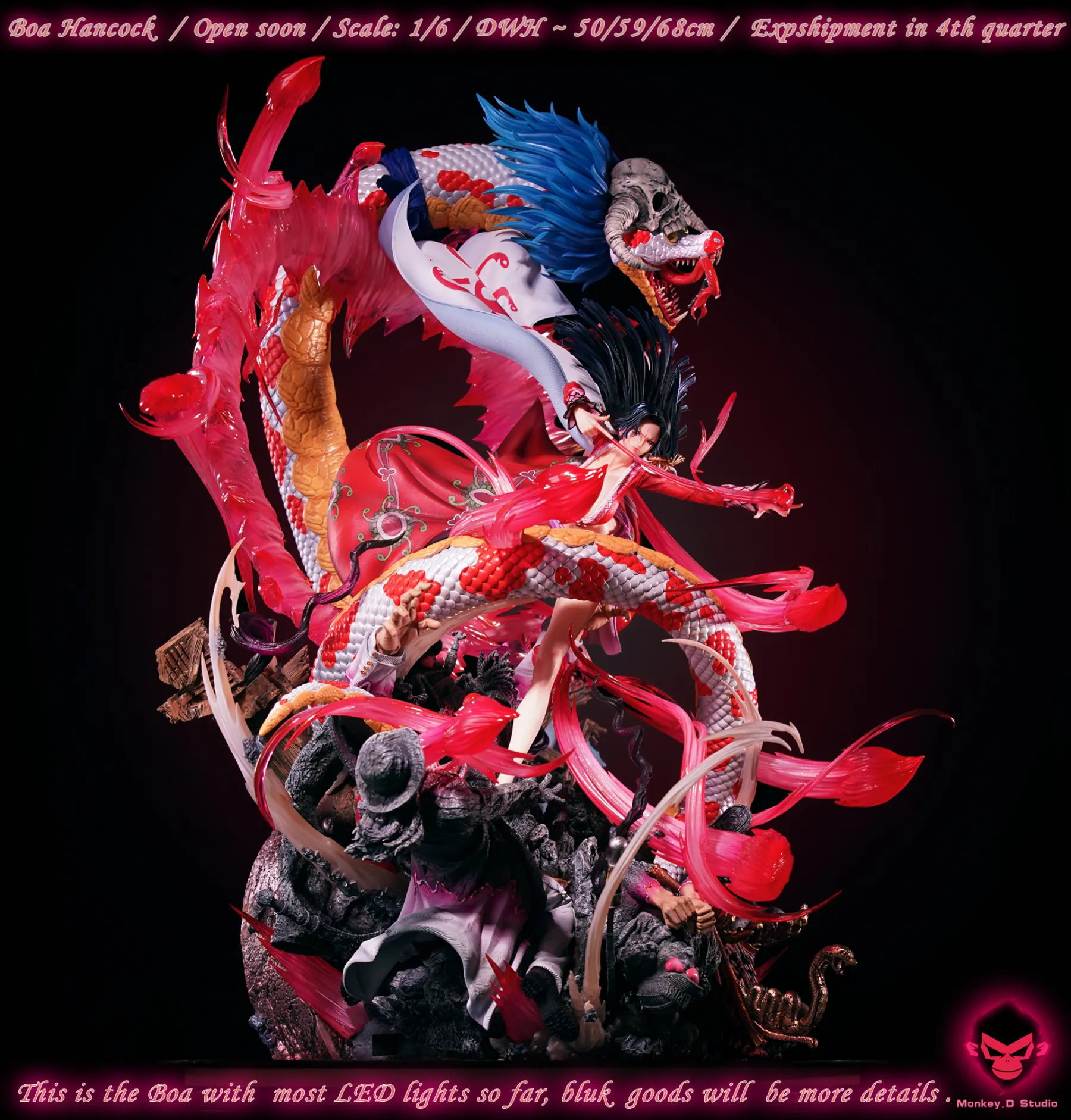 ONE PIECE THE PIRATE EMPRESS BOA HANCOCK 1/6 Statue(GK) -MONKEY D STUDIO