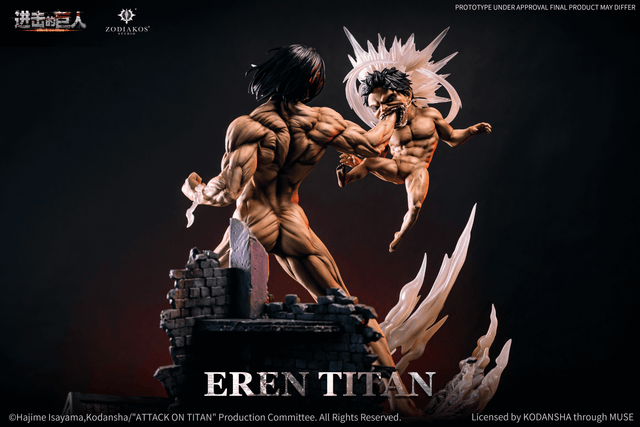 Attack on Titan Eren Titan Licensed Statue(GK) - Zodiakos Studio 