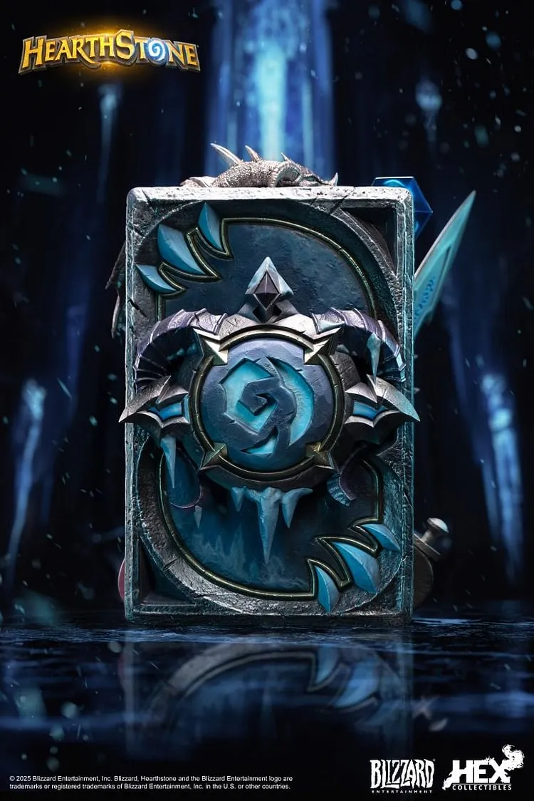 Blizzard Official Licensed Hearthstone Lich King Card Art Statue HEXFRAME04 (Licensed) Statue(GK)-HEX Collectibles Pre-sale-KWII-GK